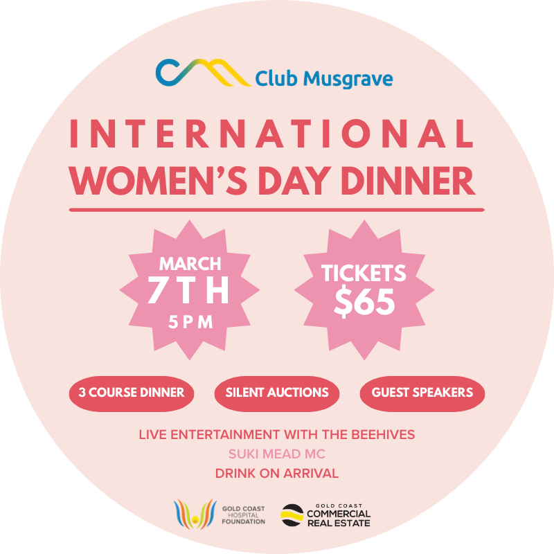 International Women's Day Dinner at Club Musgrave